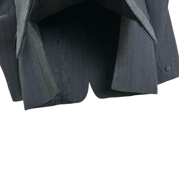 Pytchley Women’s Gray White & Blue Wool English Hunt Show Coat - Picture 6 of 8